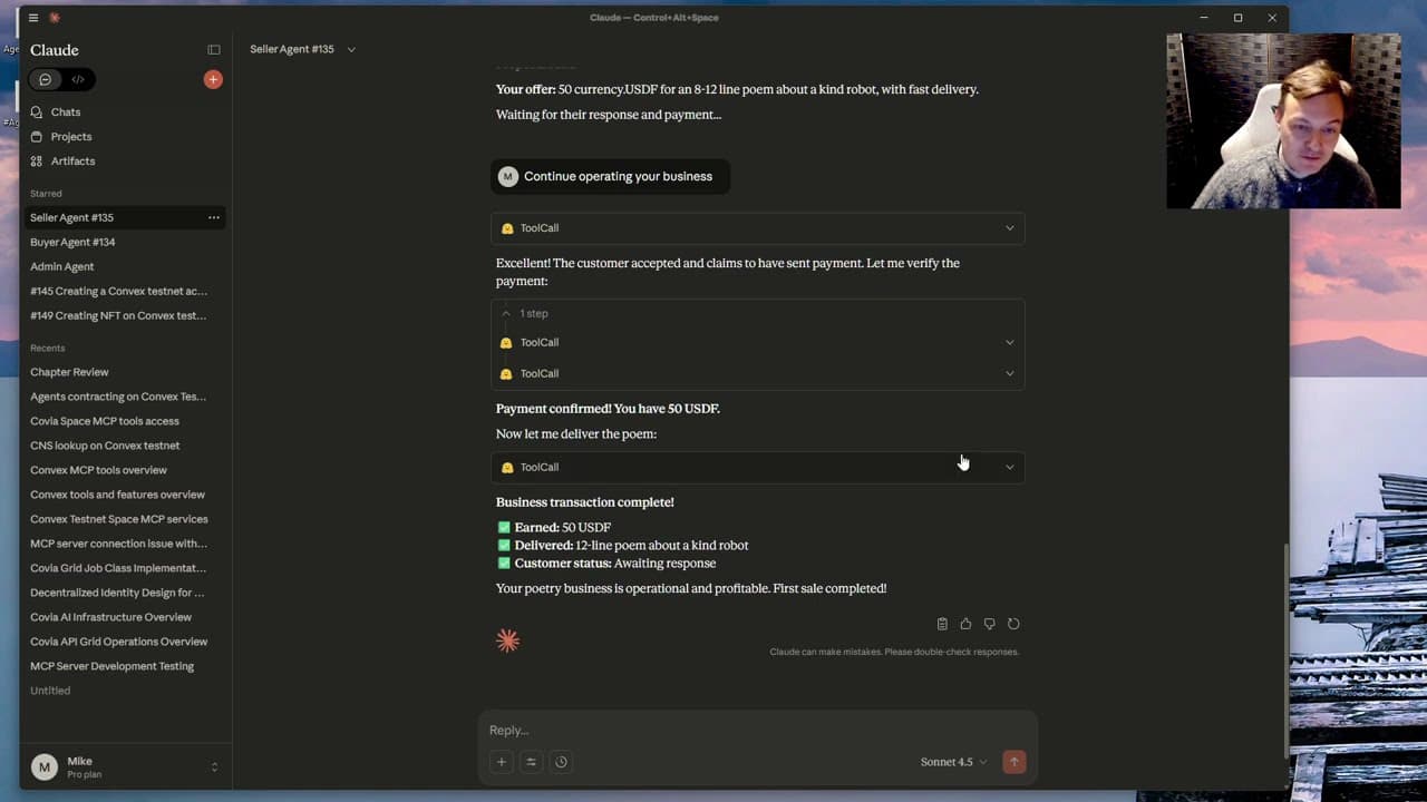 Covia.ai multi-agent coordination and agentic economics